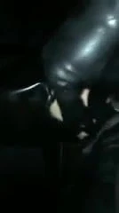 Full latex blowjob and handjob