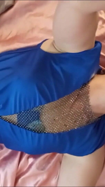 Unforgettable moment from "2221 (01) - French Amateur, Lycra Dress, Satin Lingerie, Facial"