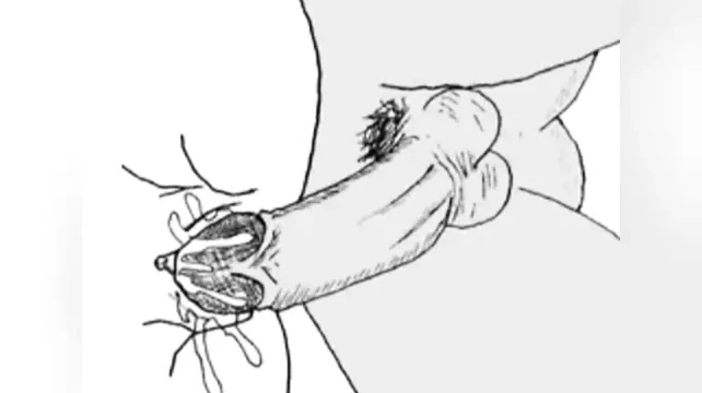 She swallows all the semen that comes out of my huge penis