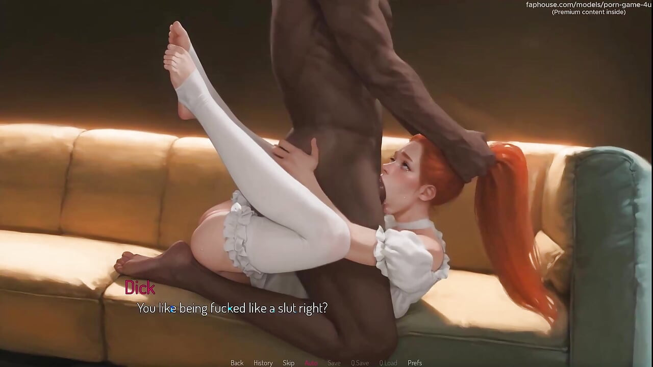 Roztomilá služka Mila dostane tvrdě naloženo velkým černým ptákem (BBC) - Mila Ai - Addont - porno hra 4u