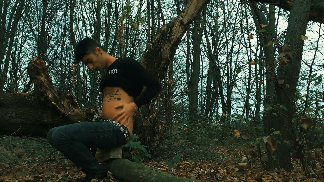 Twink Belly Inflation Till Jeans Are Too Tight Outdoor