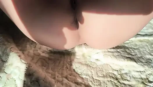 Üvey kız kardeş onu ovmamı ve parmağımı içine sokmamı istiyor