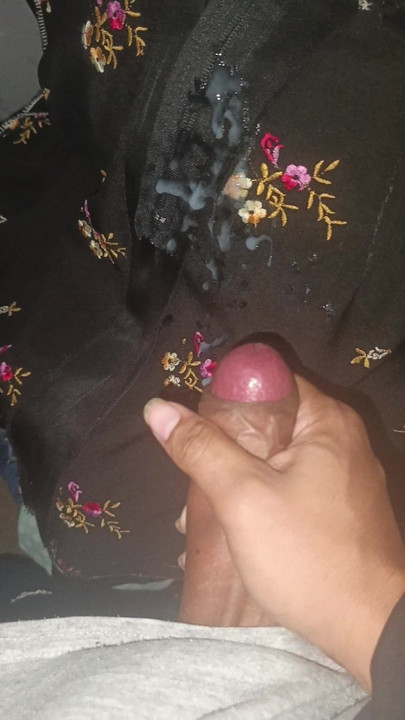 Cum on the skirt