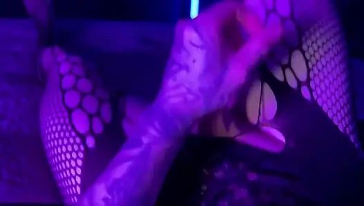 Skittles Rainbow'un tadına bakabilir misin? (seksi femboy iç çamaşırı)