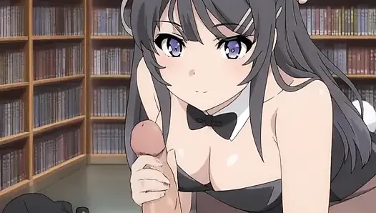 sex in library with stepsister Mai Sakurajima Bunny Girl anime hentai cartoon naruto one piece creampie japanese indian asian