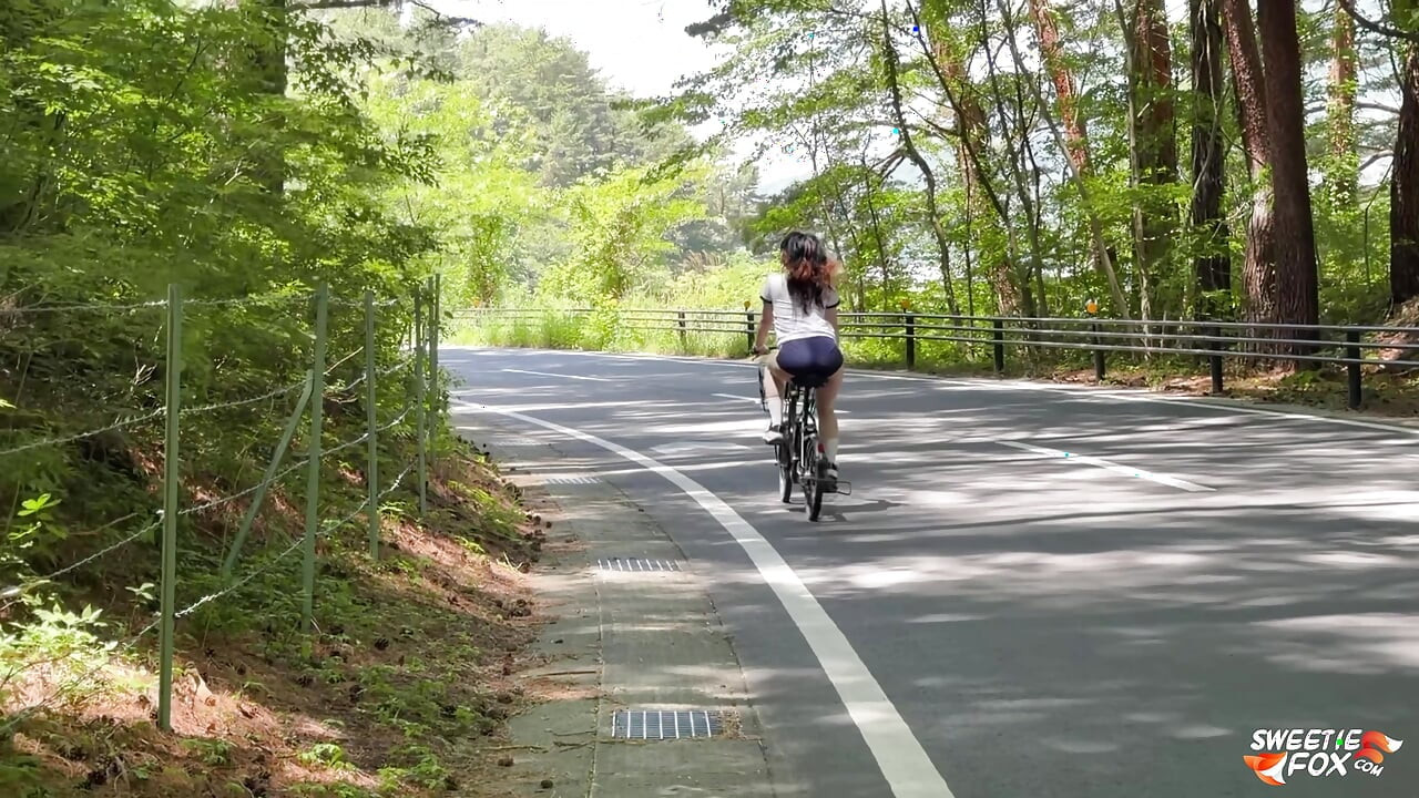 Busty Stranger on a Bicycle Asked for Help And Was Fucked Hard in the Anal - Sweetie Fox