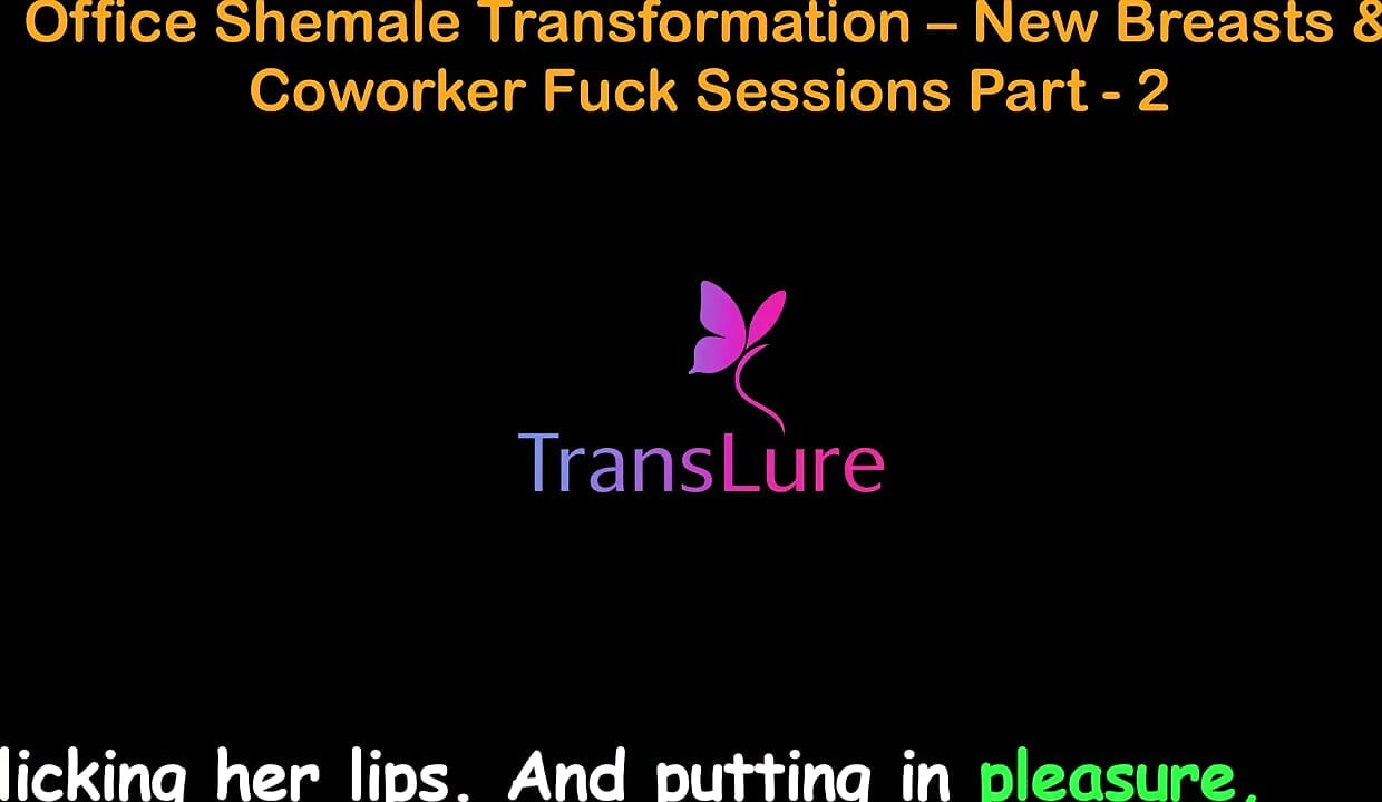 Anglický audio sexuální příběh - Office Shemale Transformace - Nová prsa a spolupracovnice šukání - část 2