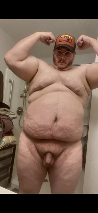 Heavy Trucker Bubba Burly Chub Strips Nude & Pounds Out A Heavy Load
