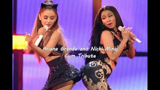 Трибьют спермы для Ariana Grande и Nicki Minaj
