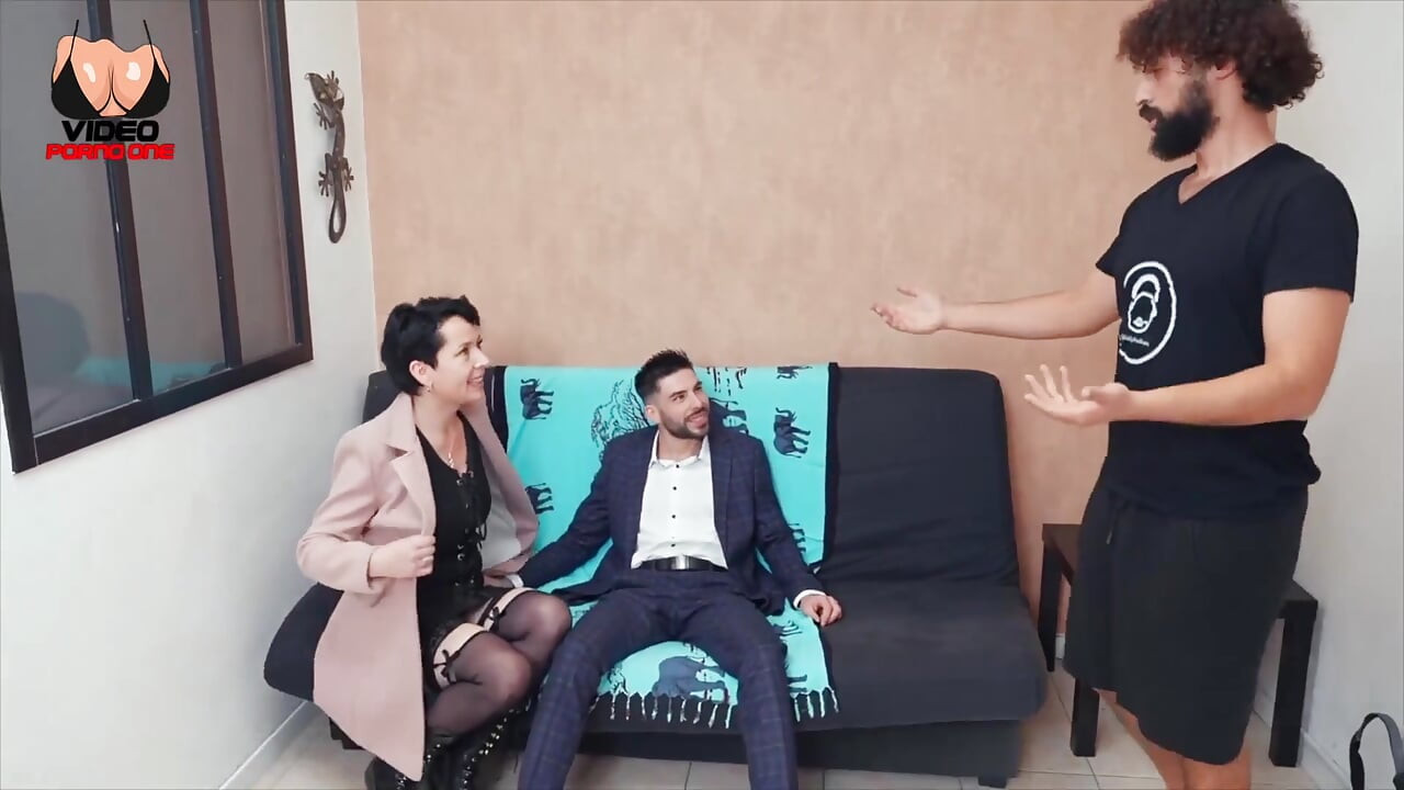 45 Year Old MILF Fucked by 2 Young Cocks!