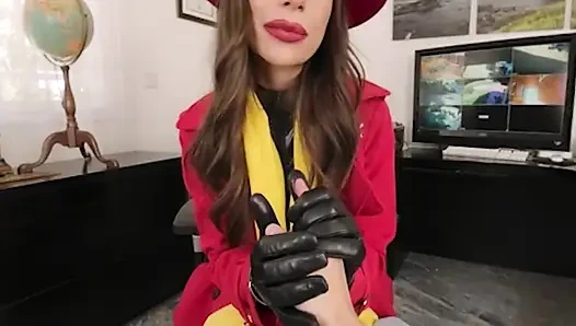 VRCosplayX April Olsen As Carmen Sandiego Has Always Been A Bad Girl But You Have Control Now Part 1