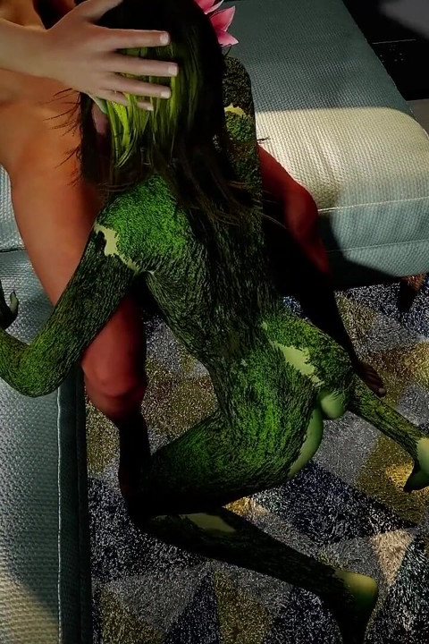セクシーなDryad吸いディックにPOV