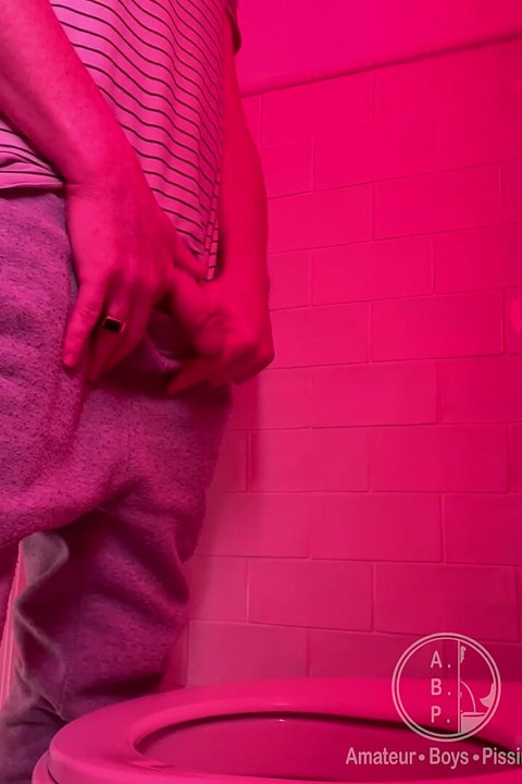 Amateur Sports Boy Caught Peeing