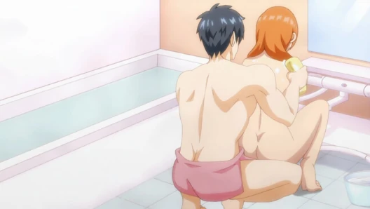 Teenager mit großem schwanz wäscht und fickt seine eifrige junge MILF-ehefrau direkt auf dem rutschigen badezimmerboden (subbed) (unzensiert)