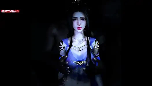 Благословение с большими сиськами от Pixel Realms - 3D-хентай-анимация