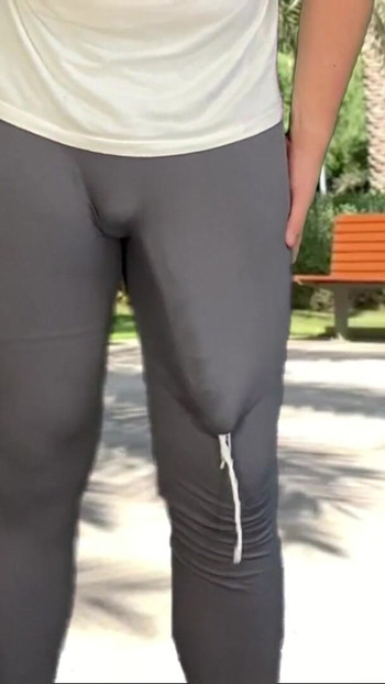 Spectacular moment from "Huge cock public teasing and risky cumshot"