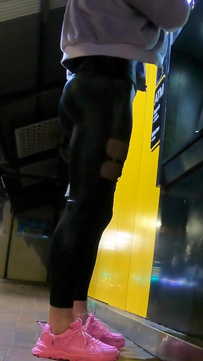 Shiny Silky Muscle Exposed Soaking in Public | Clip 2