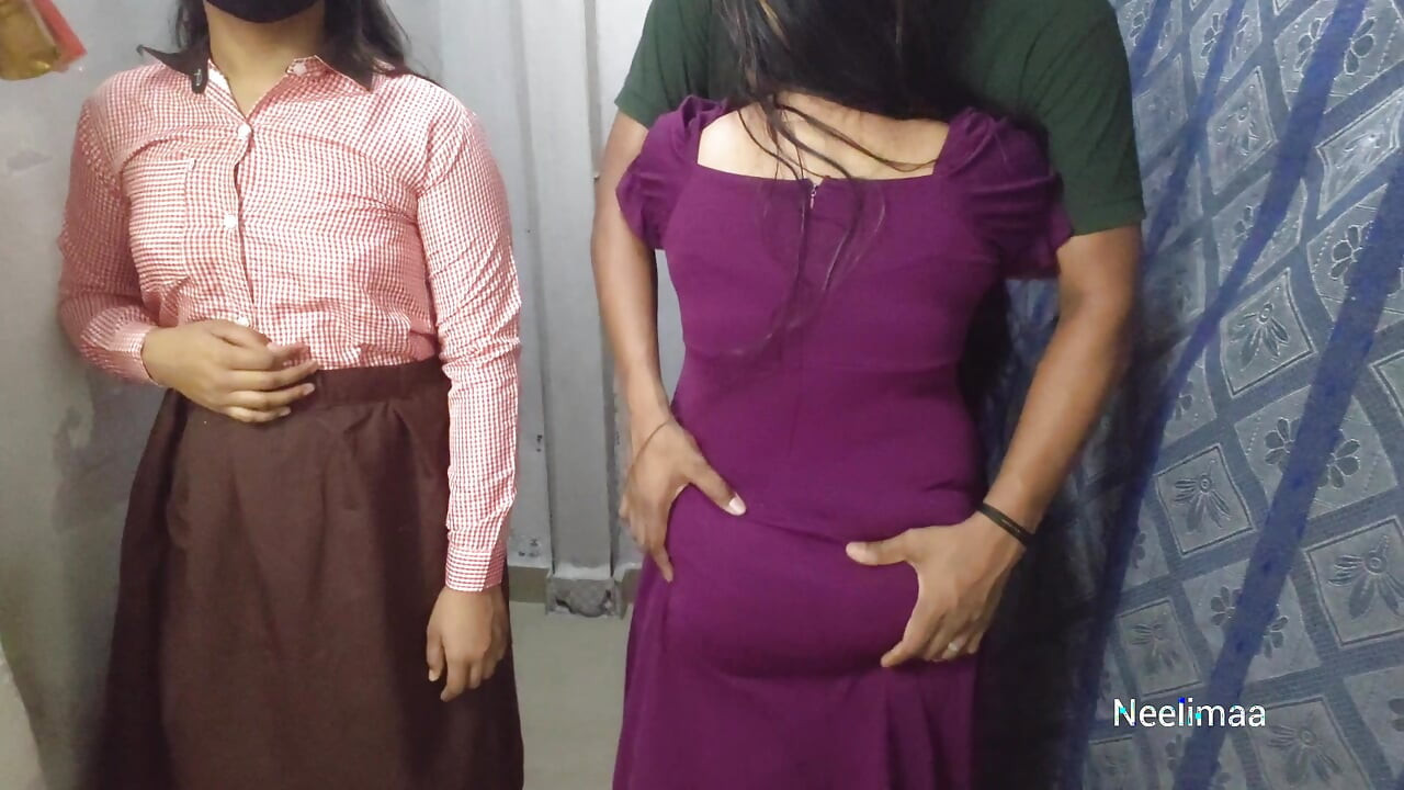 Indian Desi Threesome Video Of Neelimaa Bhabhi And Her Bestie.