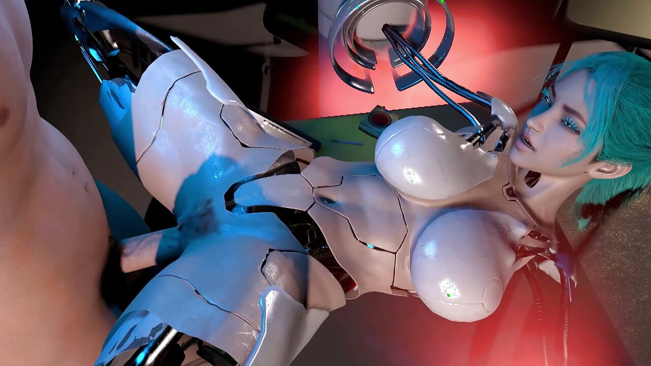Testing the Pussy of a Half Assembled Sex Robot Girl