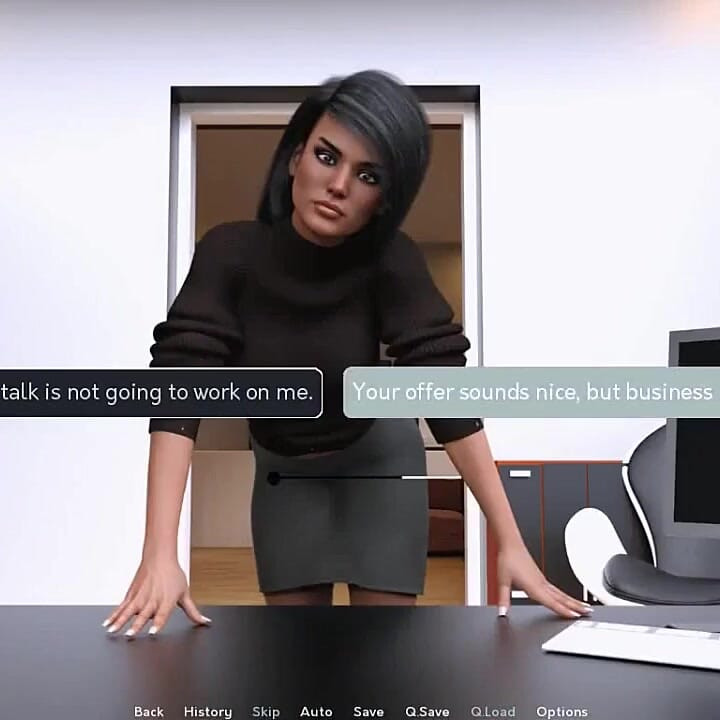 Pantyhoes: sekretær og en webcammodel ep 2