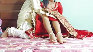 Arrange Marriage Suhagrat Indian Village Culture Frist Night Homemade Newly Married Couple