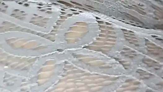 Fucking My Stepmom's Fat Pussy with Her Legs Open