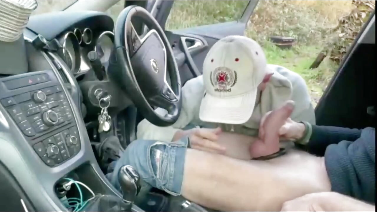 Extreme Car Session With Three Guys