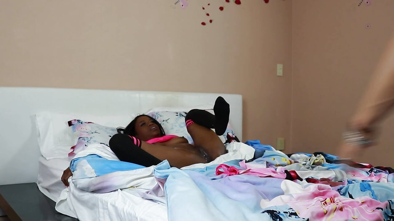 Sexy Teen Ebony with Big Ass Getting Creampied by BWC