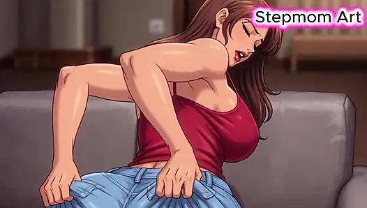 JOI Stepmom Armchair On Fire- Come with me 100% You'll cum - Dirty Talk