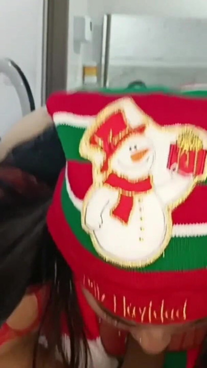 Christmas is coming and my stepmom's whore knows it | Clip 1