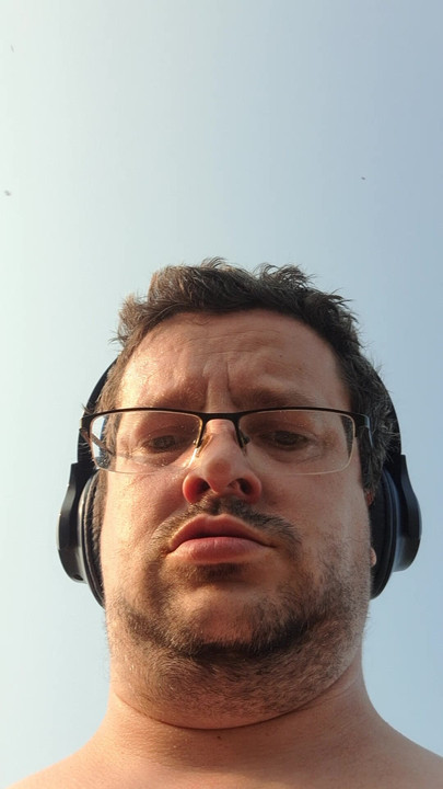 Masturbating in a field