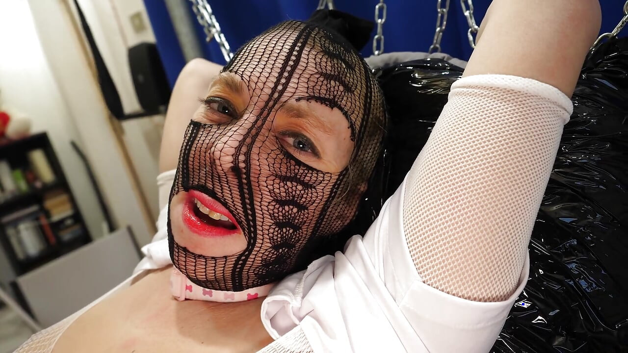 Kika & Ziliam lesbo BDSM: Ziliam fucks Kika like a little submissive piggy doll.