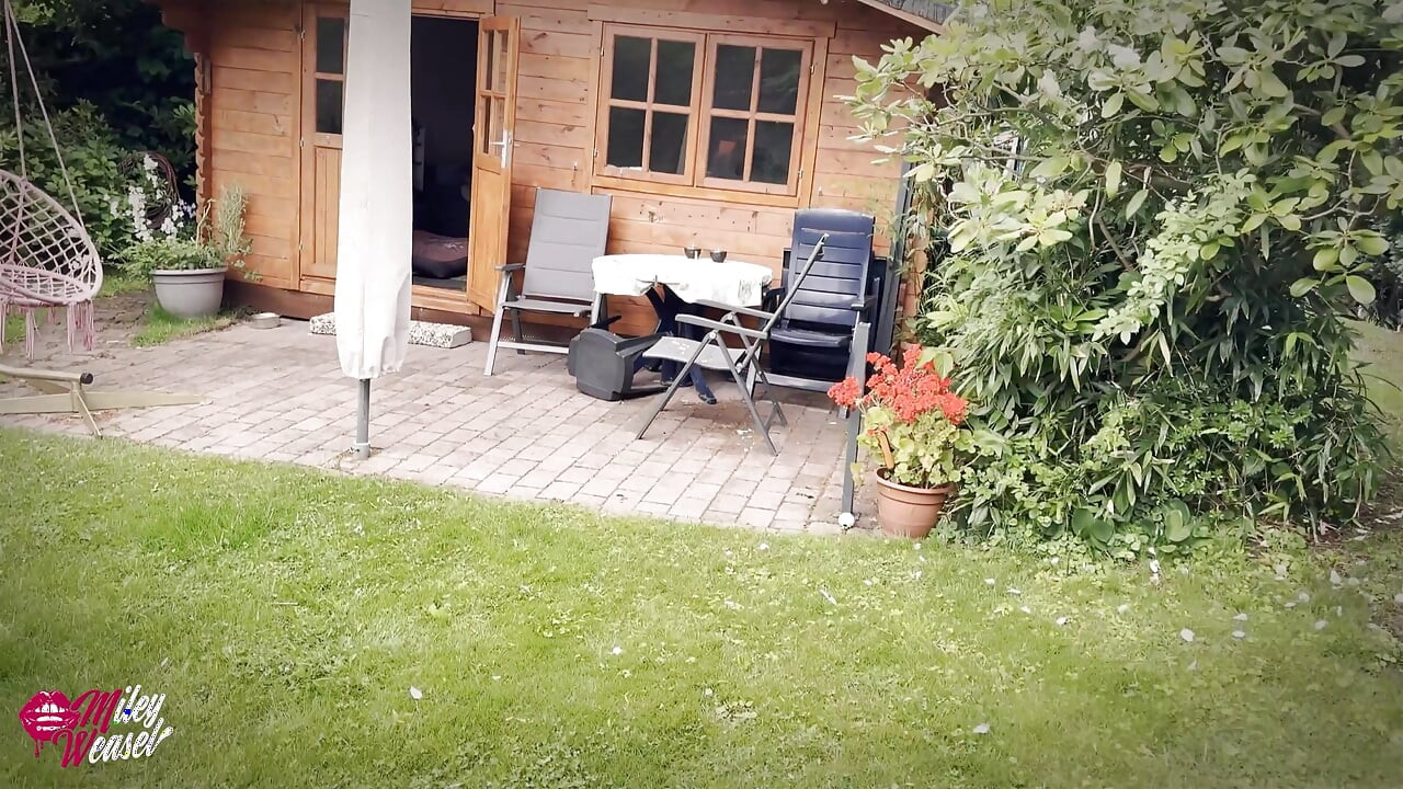 Blonde Wife Lets Herself Be Inseminated by the Gardener!