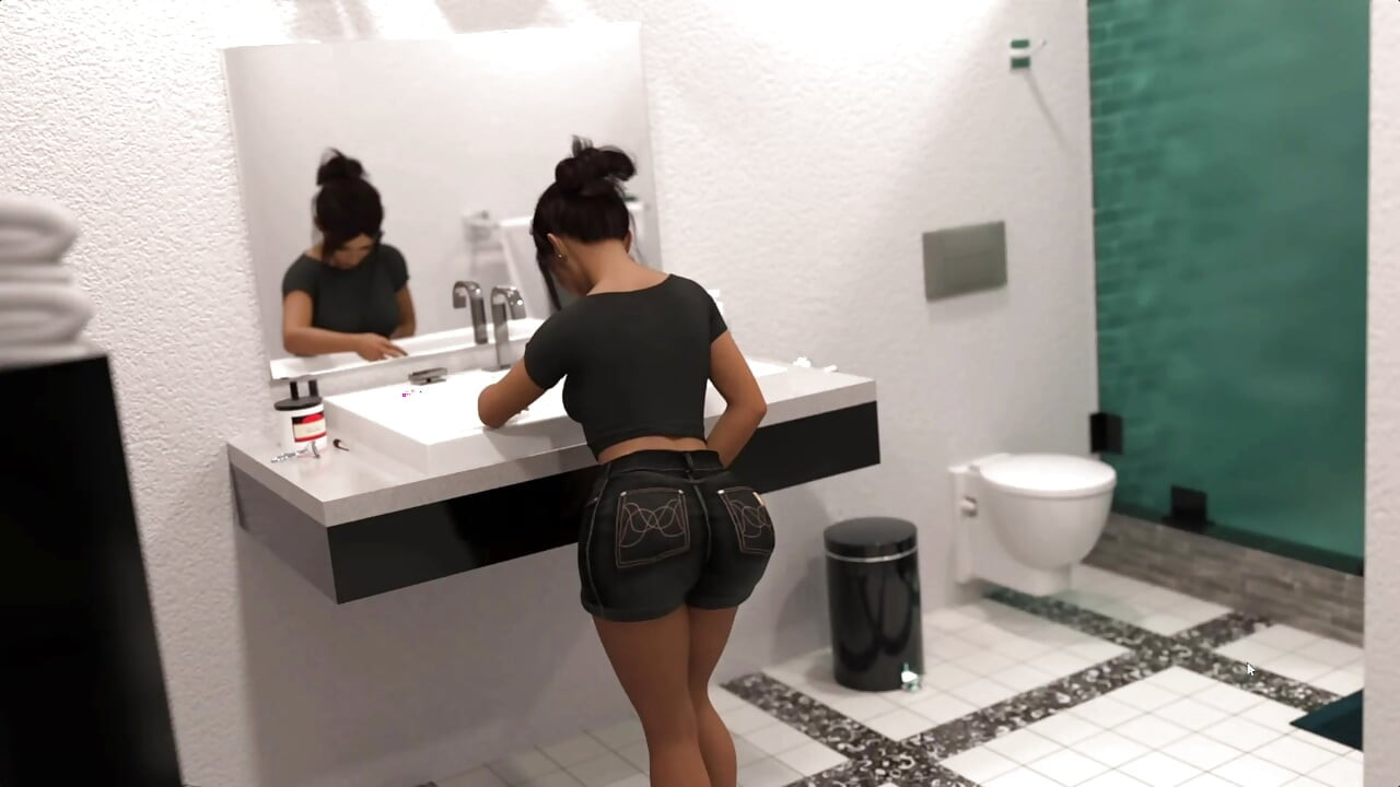 Shemale Ashe Having Threesome Fun With Two Girls In Toilet