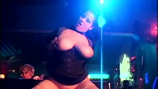 She Was Enjoying Sucking Three Big Hard Cock Before She Get Fucked