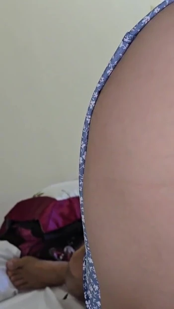 Thrilling moment from "STOP cleaning the room and SUCK my COCK! Shameless stepsister wears no underwear in my presence"