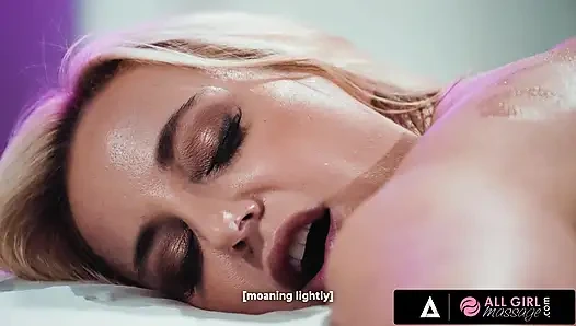ALL GIRL МАССАЖ - красотка-массажистка Alex Coal наслаждается уходом за киской этой милфы