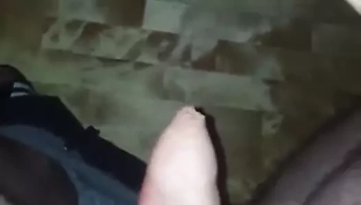 Siyah külot mastürbasyonu