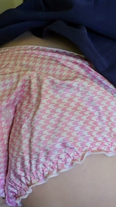 Stepsister let me rub her ass hole and cum on her Japanese panties | Clip 1