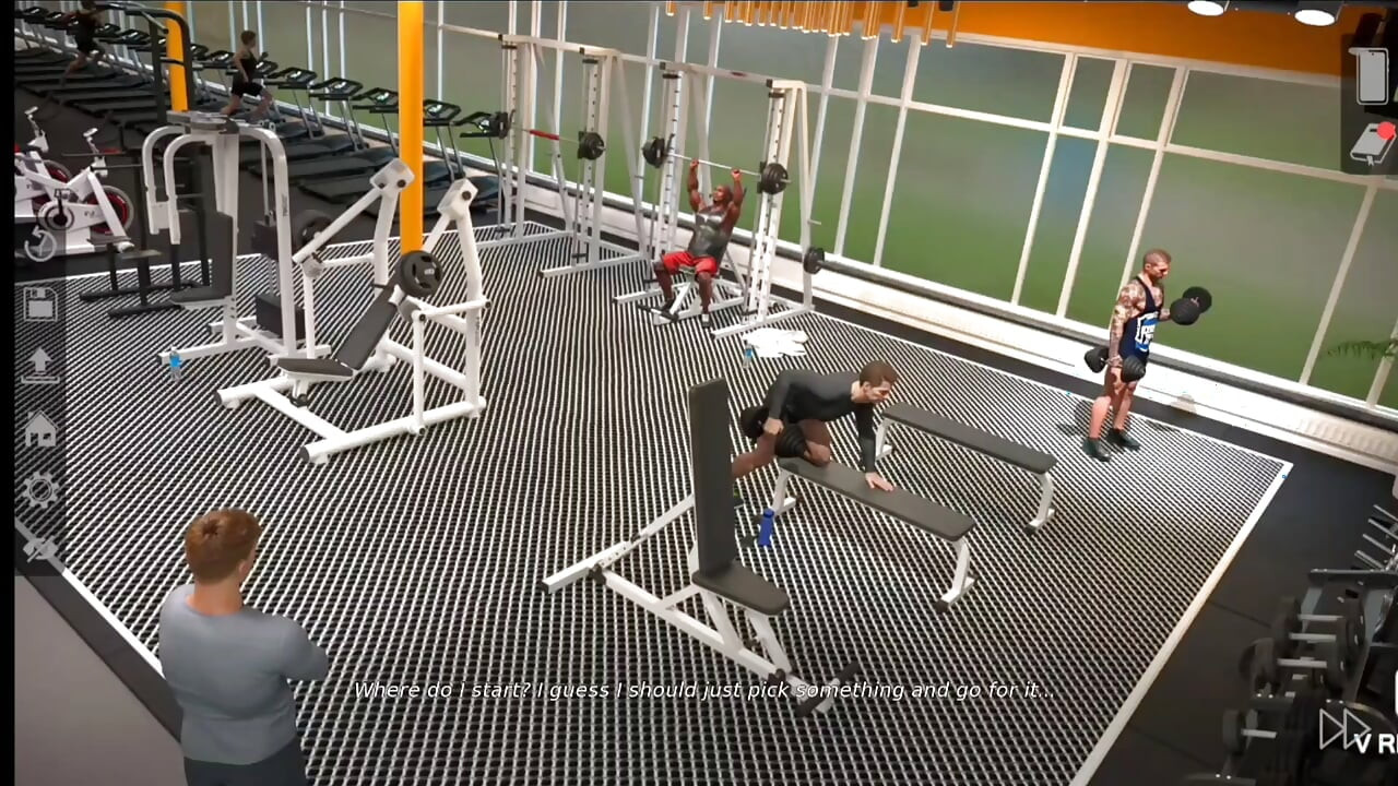 Be Submissive to the massive dick in the gym of men.