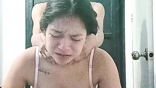 Ngentot siswi semok kaya raya, pantat montok suka banget aku jilat pantatnya