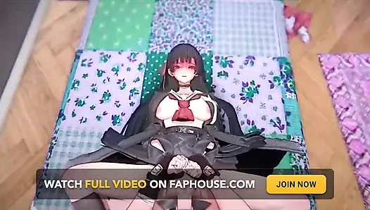 Wuthering Waves - Chisa leidenschaftlicher sex mit Rover intensives stöhnen - Hentai-Animation 3D