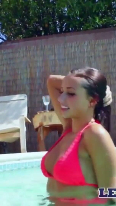 Teen Swim Lesson Turns Into Lesbian Pussy Licking | Clip 1