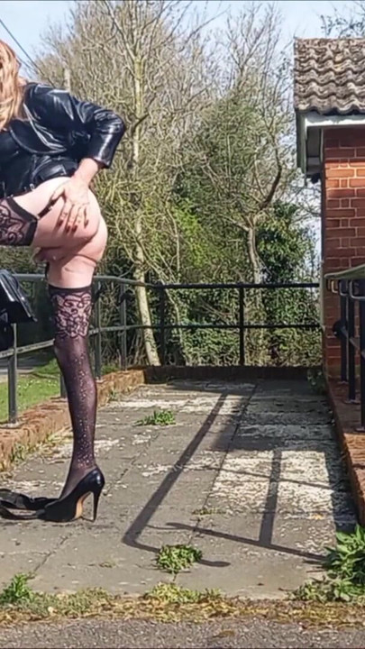 Stunning moment from "Ass Squirting Tranny Compilation"
