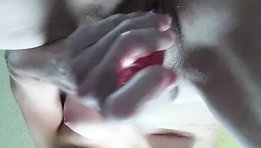 Milf using dildo,  or finger master basting on pussy or anus