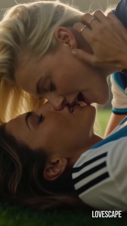 Blonde England vs Blonde Argentina Lesbian Clash (AI)