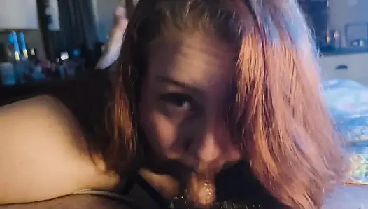 Pov - nyepong kontol sampai tengrokan dan memek becek