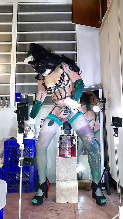 TS Shemale Pantat Cantik Dalam Stoking Pakaian Dalam