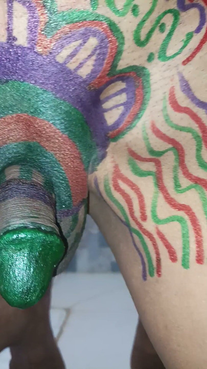 Sissy Showing Penis Tattoo | Clip 3