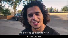 Amateur de pelo largo folla latino con cineasta por dinero en efectivo